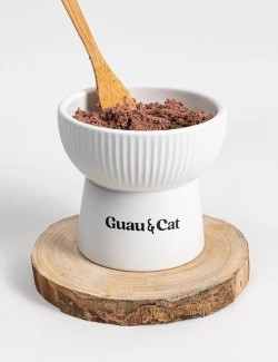 Plato de Ternera y Pavo Cocinado - Comida Natural para tu Gato