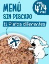 Menú Sin Pescado COCINADO 5kg