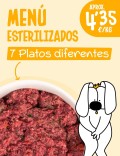 Menú Esterilizados CRUDO 5kg