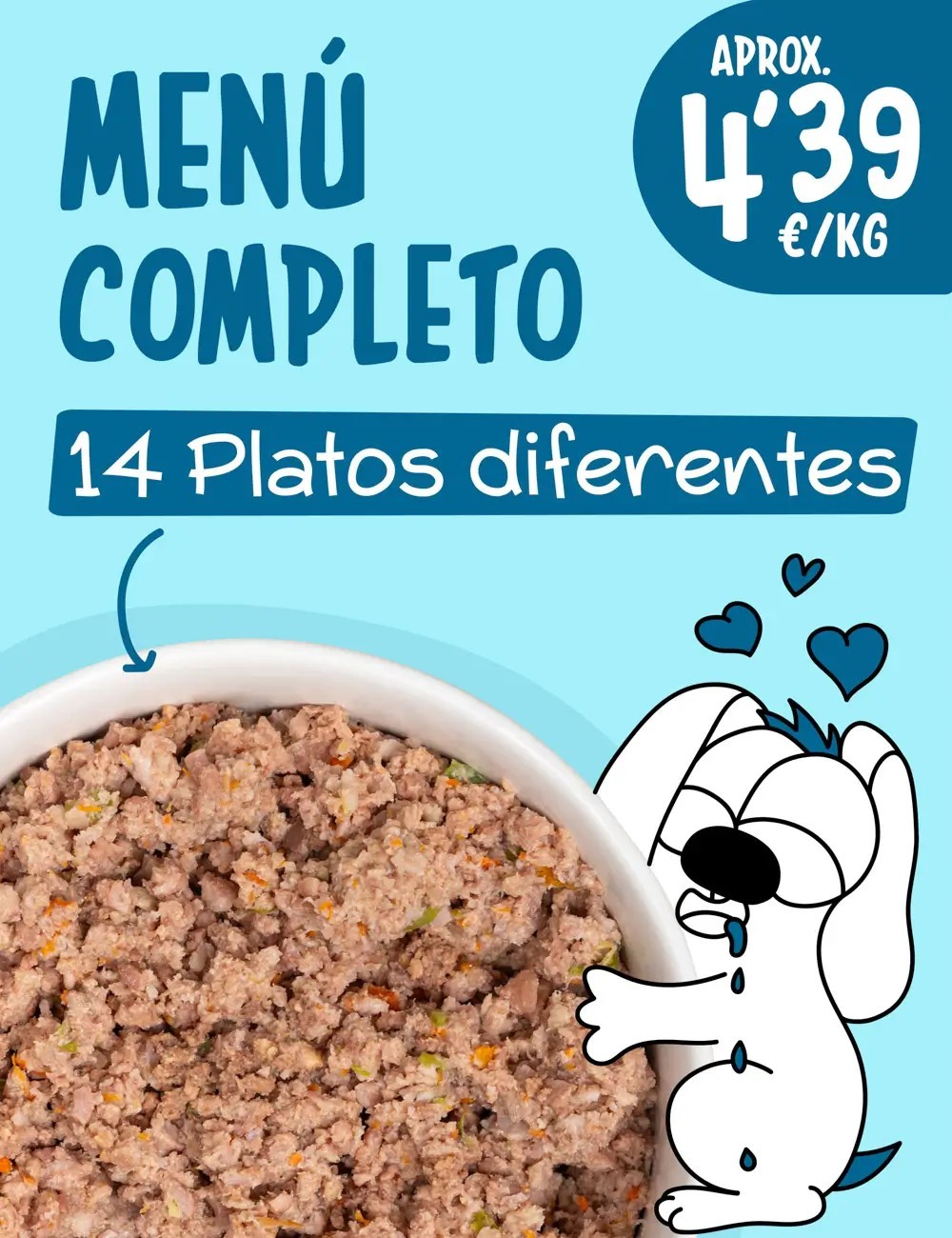 Menú Completo COCINADO 10-15kg
