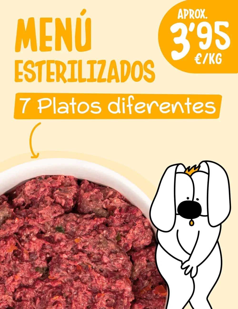 Menú Esterilizados CRUDO 10-15kg