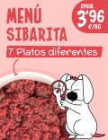 Menú Sibarita CRUDO 10-15kg