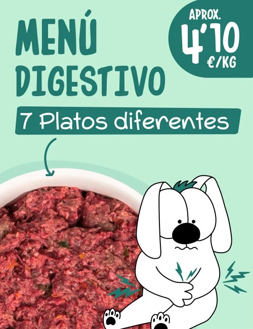 Menú Digestivo CRUDO 10-15kg