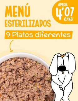 Menú Esterilizados COCINADO 15kg