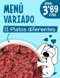 Menú Variado CRUDO 15kg