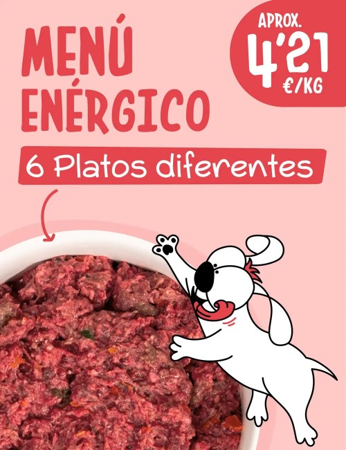 Menú Enérgico CRUDO 15kg