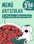 Menú Articular CRUDO 15kg