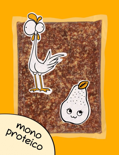 Pollo con Pera CRUDO