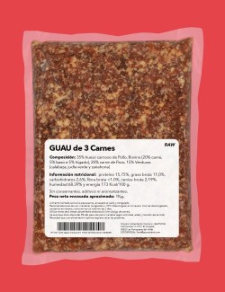 Tres Carnes CRUDO