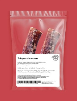 Snack Tráquea de Bovino - Snacks Deshidratados para Perros