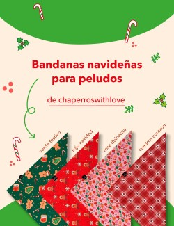 BANDANA NAVIDEÑA PARA PELUDOS