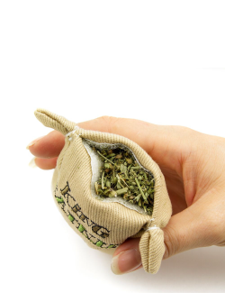 KING CATNIP Juguete Tote para gatos con hierba gatera