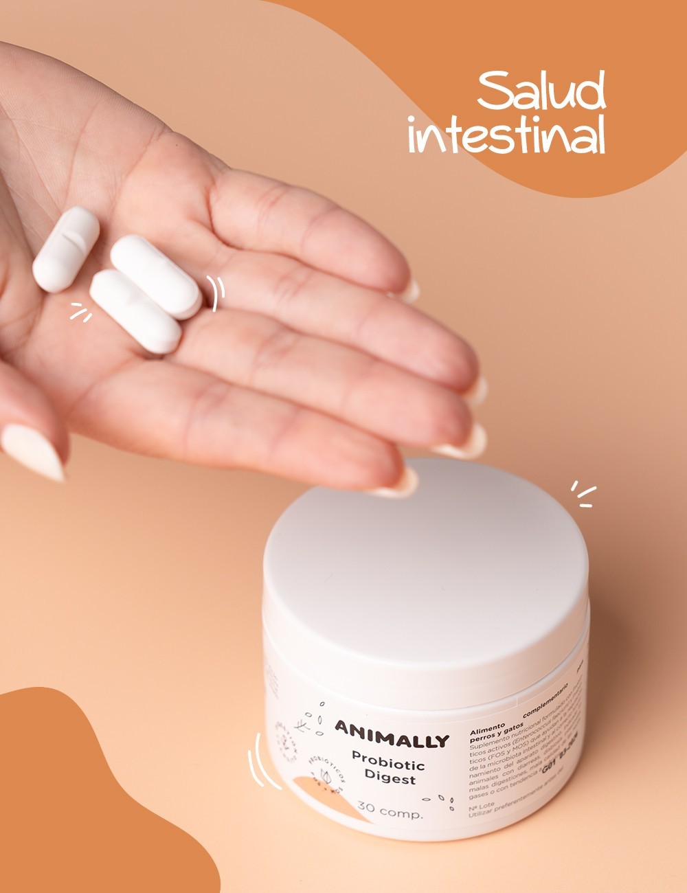 Animally Probiotic Digest 30 UDS