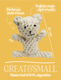 Great&Small Juguete Osito de algodón 12cm