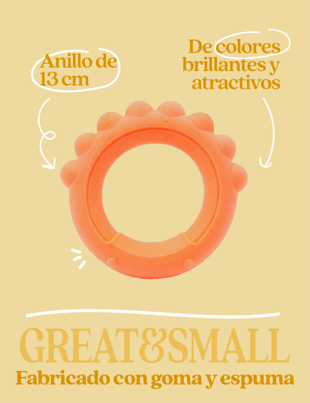 Frubba Juguete con esencia Anillo Octo 13cm