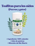 ARAVA TOALLITAS HÚMEDAS PARA LOS OÍDOS PARA PERROS Y GATOS