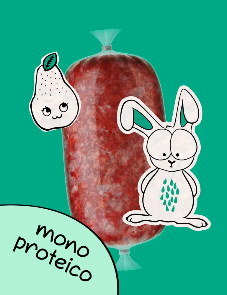 Conejo con pera